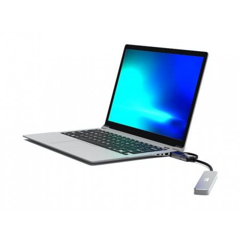 PORT CONNECT Hub USB 4 Ports 3.0 Slim Combo for BtoC | PORT CONNECT