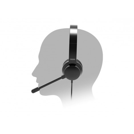 PORT CONNECT Stereo Headset Wired USB Comfort | PORT CONNECT