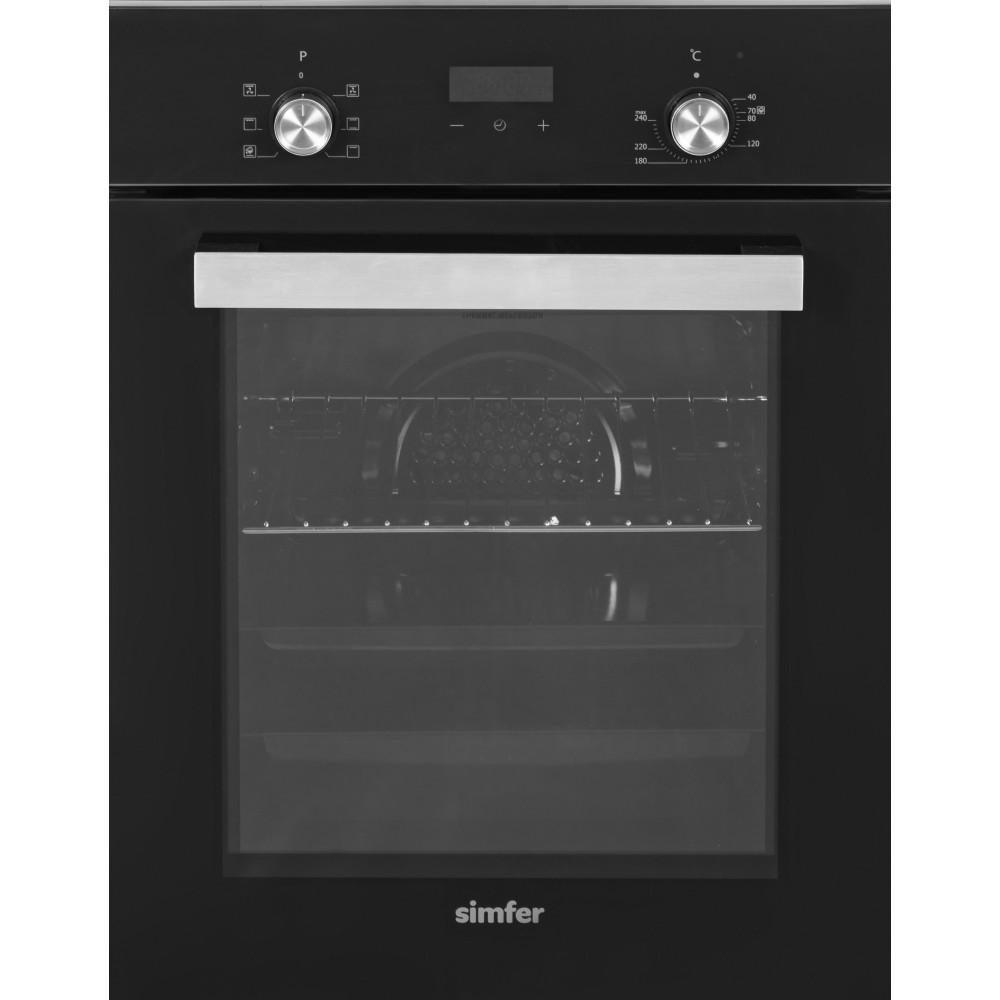 Simfer Oven | 4207DERSP.1 | 47 L | Multifunctional | Manual | Pop-up knobs | Height 59.5 cm | Width 45 cm | Black