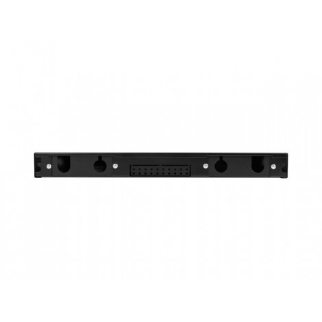 Lanberg Rackmount 19" 1U Fiber Patch panel 24xSC Simplex/24XLC Duplex Black + Accessories | Lanberg