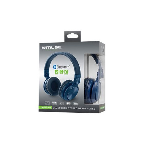 Muse | M-276BTB | Wireless | On-Ear | Microphone | Wireless | Blue