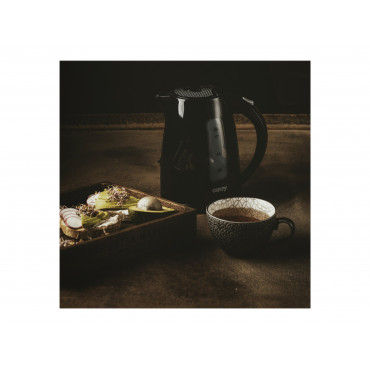 Camry | Kettle | CR 1255 | Standard | 2200 W | 1.7 L | Plastic | 360 rotational base | Black