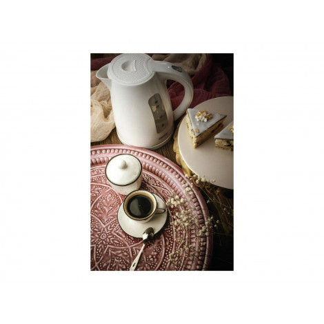 Camry | Kettle | CR 1255 | Standard | 2200 W | 1.7 L | Plastic | 360 rotational base | White