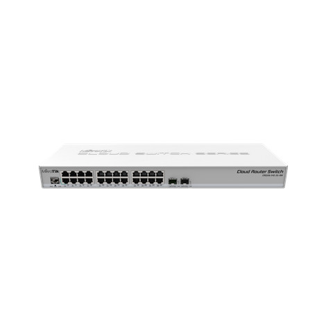 MikroTik | Cloud Router Switch CRS326-24G-2S+RM | Managed L3 | Rackmountable | Gigabit Ethernet (copper) ports quantity 24 | SFP