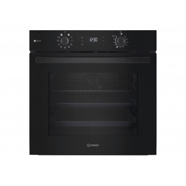 Whirlpool IO K58HS B Oven, Built-in, Electric, Width 55.1 cm, Self cleaning, Black | INDESIT