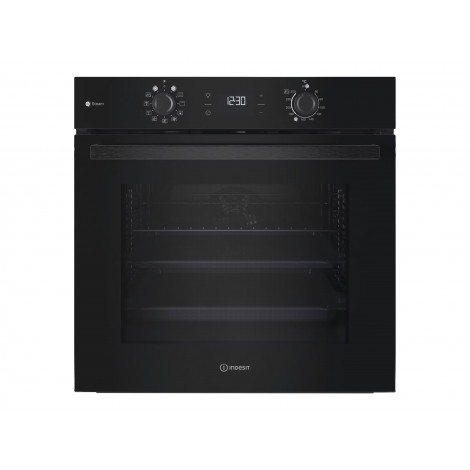 Whirlpool IO K58HS B Oven, Built-in, Electric, Width 55.1 cm, Self cleaning, Black | INDESIT