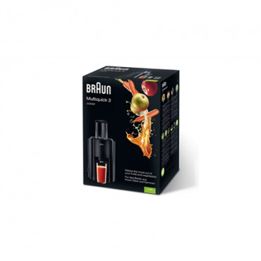 Braun | J 300 BK | Type Automatic juicer | Black | 800 W | Extra large fruit input | Number of speeds 2
