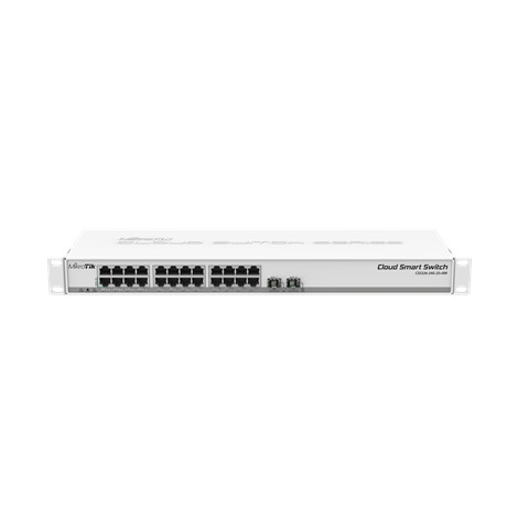 MikroTik | Cloud Smart Switch | CSS326-24G-2S+RM | Managed L2 | Rackmountable | Gigabit Ethernet (copper) ports quantity 24 | SF