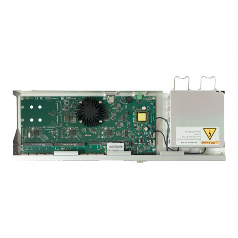 Mikrotik Wired Ethernet Router RB1100x4, 1U Rackmount, Quad core 1.4GHz CPU, 1 GB RAM, 128 MB, 13xGigabit LAN, 1xSerial console 
