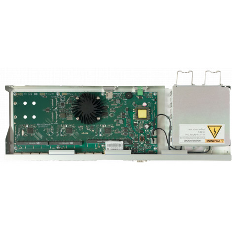 Mikrotik Wired Ethernet Router RB1100x4, 1U Rackmount, Quad core 1.4GHz CPU, 1 GB RAM, 128 MB, 13xGigabit LAN, 1xSerial console 