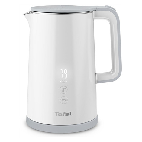 TEFAL | Kettle | Sense KO693110 | Electric | 1800 W | 1.5 L | Double layer | 360 rotational base | White