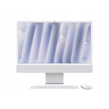 Apple iMac 24 4.5K Retina, Apple M4 8C CPU, 8C GPU/16GB/256GB SSD/Silver/INT | Apple