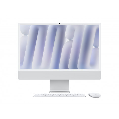 Apple iMac 24 4.5K Retina, Apple M4 8C CPU, 8C GPU/16GB/256GB SSD/Silver/INT | Apple