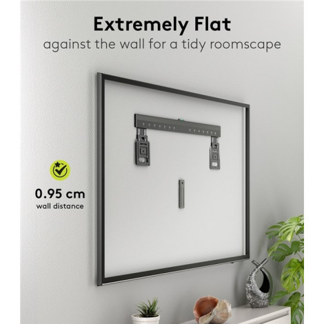 Goobay Wall mount | Ultraslim TV Wall Mount Basic FIXED (XL) | 43-100 " | Black