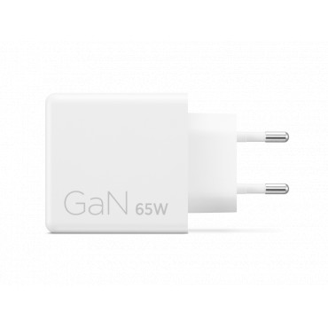Lenovo Accessories Dual USB-C 65W GaN Power Adapter WH-EU | Lenovo USB-C | AC Adapter