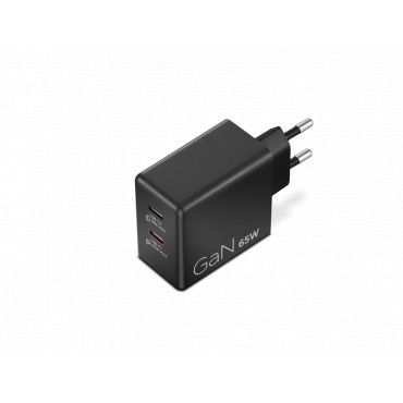 Lenovo Accessories Dual USB-C 65W GaN Power Adapter BK-EU | Lenovo