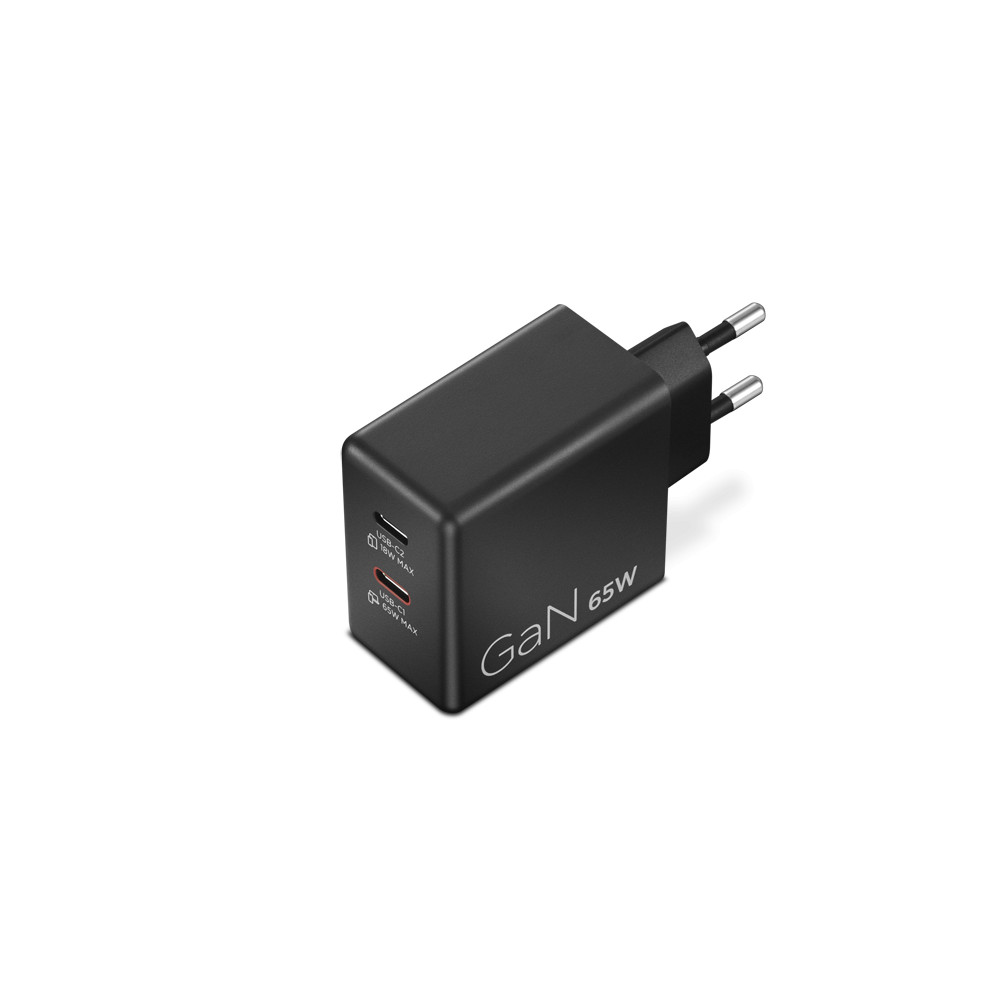 Lenovo Accessories Dual USB-C 65W GaN Power Adapter BK-EU | Lenovo