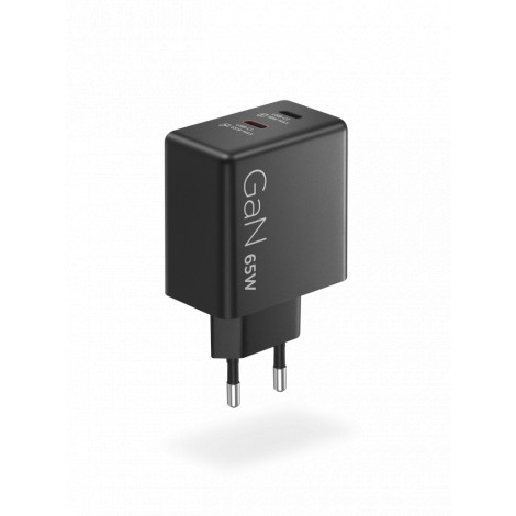 Lenovo Accessories Dual USB-C 65W GaN Power Adapter BK-EU | Lenovo