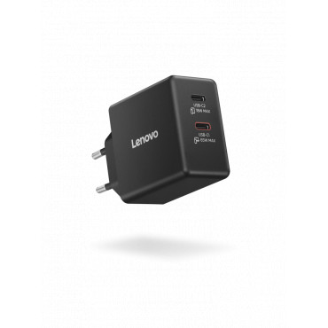 Lenovo Accessories Dual USB-C 65W GaN Power Adapter BK-EU | Lenovo