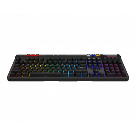 MSI STRIKE PRO WIRELESS | Gaming keyboard | Wireless | US | Black | 2.4 GHz Wireless, Bluetooth, USB 2.0 | Kailh Midnight Pro Si