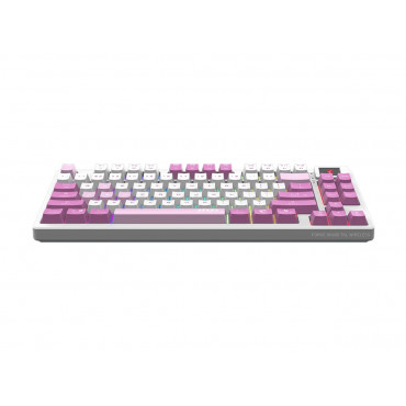MSI FORGE GK600 TKL WIRELESS VIOLET | Gaming keyboard | Wireless | US | 2.4 GHz Wireless, Bluetooth, USB 2.0 | Mechanical Linear