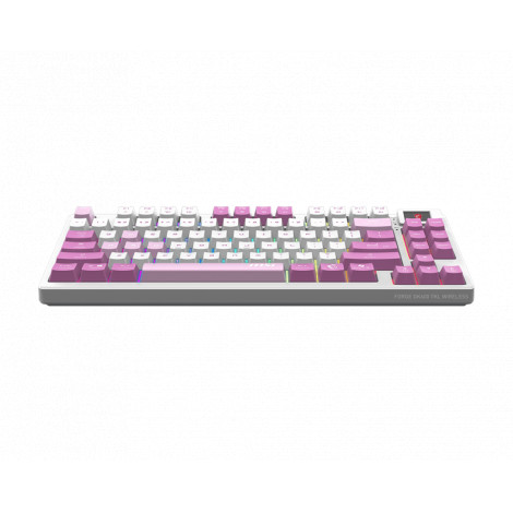 MSI FORGE GK600 TKL WIRELESS VIOLET | Gaming keyboard | Wireless | US | 2.4 GHz Wireless, Bluetooth, USB 2.0 | Mechanical Linear
