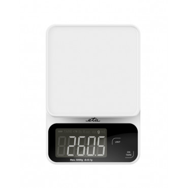 ETA Kitchen Scale | Popi 677090000 | Maximum weight (capacity) 5 kg | Graduation 1 g | Display type LCD | White
