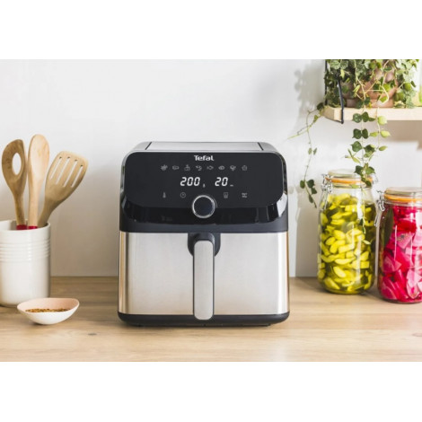 TEFAL Easy Fry Mega Air Fryer | EY855D10 | Power 1700 W | Capacity 7.5 L | Black