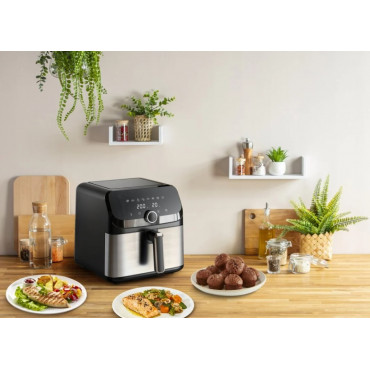 TEFAL Easy Fry Mega Air Fryer | EY855D10 | Power 1700 W | Capacity 7.5 L | Black