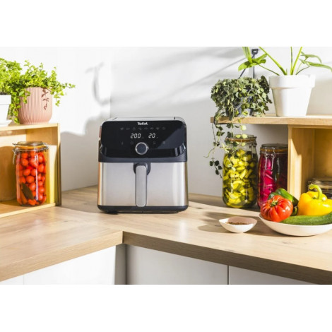 TEFAL Easy Fry Mega Air Fryer | EY855D10 | Power 1700 W | Capacity 7.5 L | Black