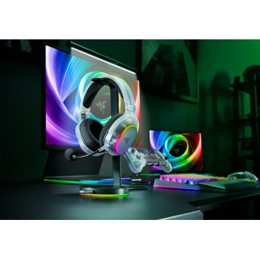 Razer Multi-Platform Gaming Headset | Barracuda X Chroma | Bluetooth | Over-Ear | Microphone | Wireless | Phantom White Edition