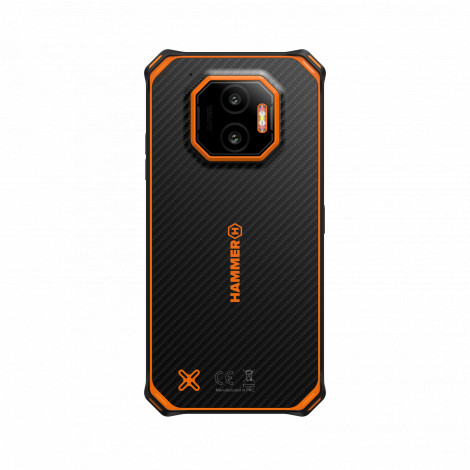 Hammer Energy X2 | Black/Orange | 6.1 " | IPS | 1560 x 720 pixels | Mediatek | Dimensity 6300 | Internal RAM 6 GB | 128 GB | mic