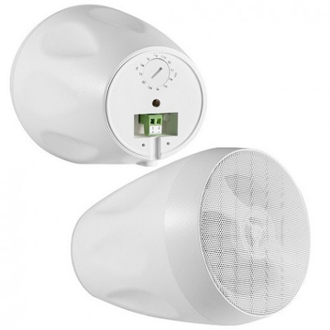 4" lauko garsiakalbiai (pora), balti