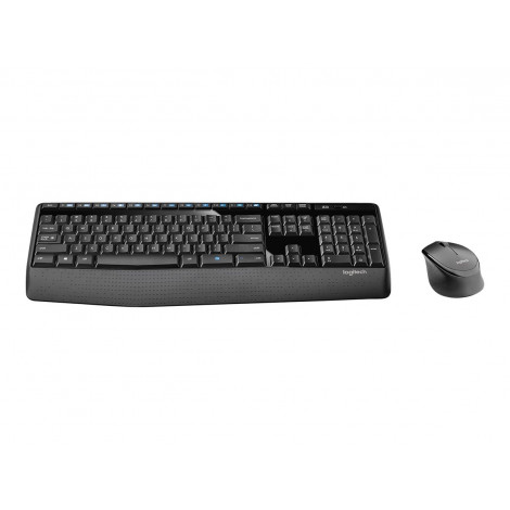 Logitech | MK345 | Keyboard and Mouse Set | Wireless | Mouse included | Batteries included | US | Black | USB | Wireless connect