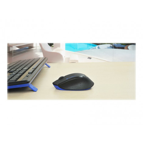 Logitech | MK345 | Keyboard and Mouse Set | Wireless | Mouse included | Batteries included | US | Black | USB | Wireless connect