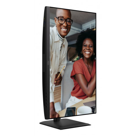 AOC U27E4CV | 27 " | IPS | UHD | 16:9 | 60 Hz | 4 ms | 3840 x 2160 pixels | 400 cd/m | HDMI ports quantity 2 | Black
