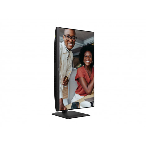 AOC U27E4CV | 27 " | IPS | UHD | 16:9 | 60 Hz | 4 ms | 3840 x 2160 pixels | 400 cd/m | HDMI ports quantity 2 | Black