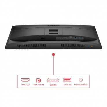 AOC Q27E4CV | 27 " | IPS | QHD | 16:9 | 120 Hz | 4 ms | 2560 x 1440 pixels | 350 cd/m | HDMI ports quantity 1 | Black