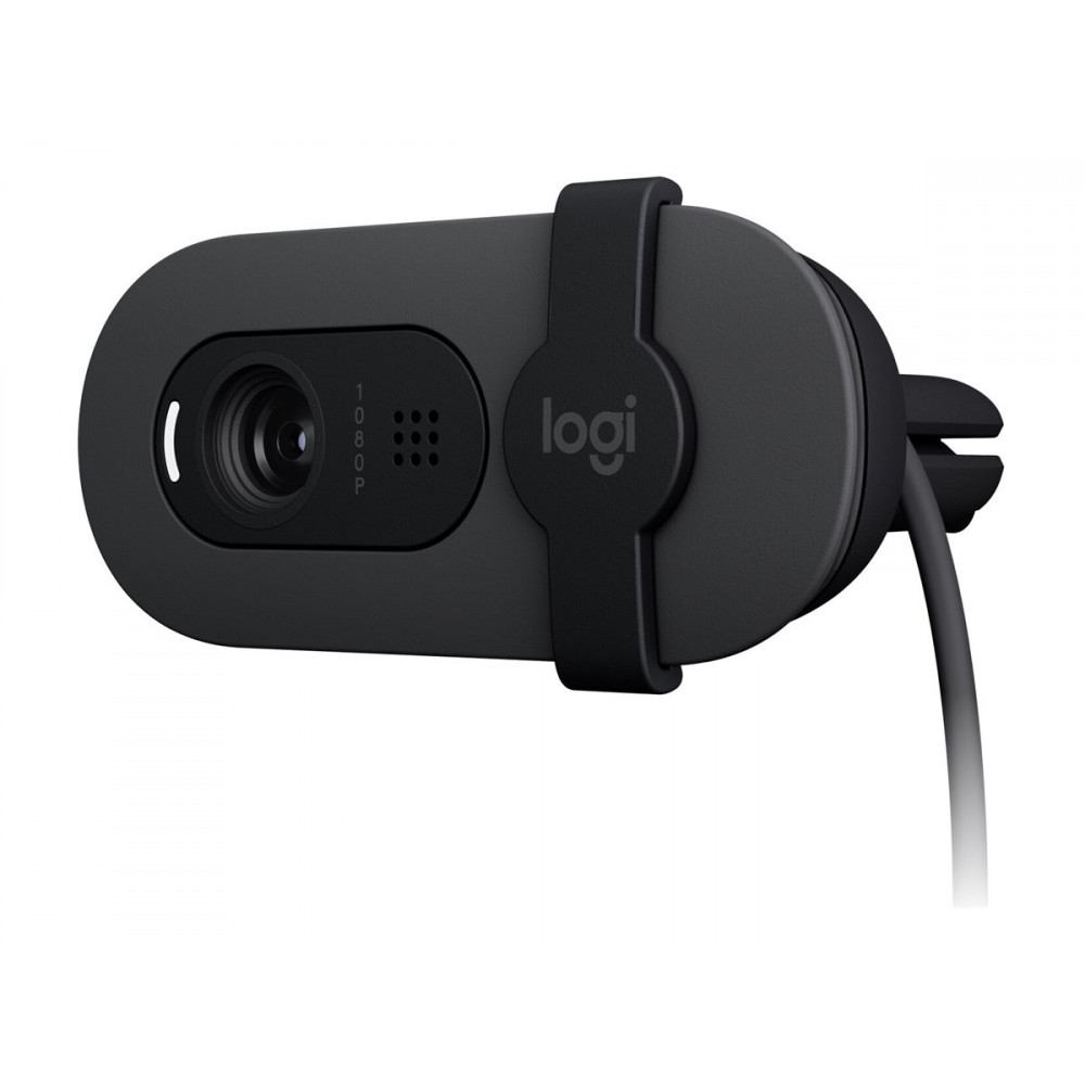 Logitech BRIO 105 Business Webcam, 2MP, FHD 1080p, USB-A, Black | Logitech