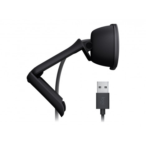 Logitech BRIO 105 Business Webcam, 2MP, FHD 1080p, USB-A, Black | Logitech