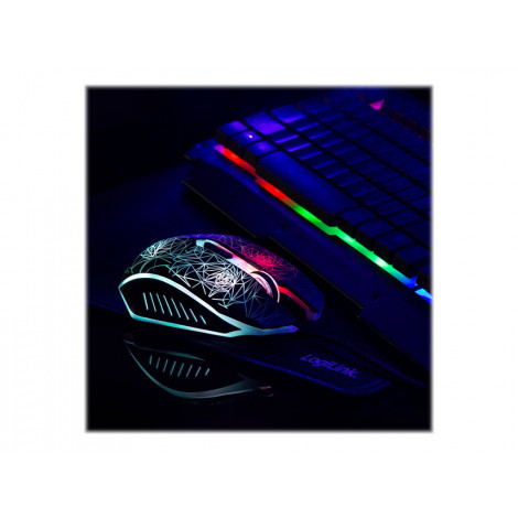Logilink | Gaming-Set, keyboard, mouse and mouspad | ID0185 | Metal | Keyboard, Mouse and Pad Set | Wired | Mouse included | DE 