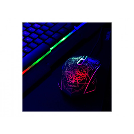 Logilink | Gaming-Set, keyboard, mouse and mouspad | ID0185 | Metal | Keyboard, Mouse and Pad Set | Wired | Mouse included | DE 