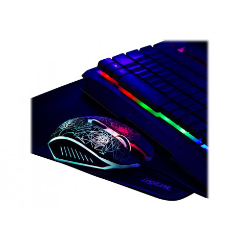 Logilink | Gaming-Set, keyboard, mouse and mouspad | ID0185 | Metal | Keyboard, Mouse and Pad Set | Wired | Mouse included | DE 