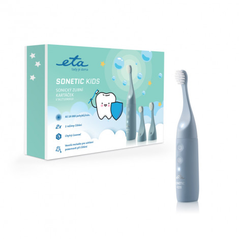 ETA Electric Toothbrush | ETA Sonetic Kids 171090010 | Rechargeable | For kids | Number of brush heads included 2 | Number of te