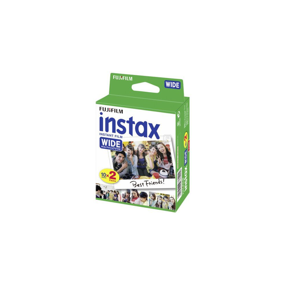 Fujifilm | Instax Wide Glossy (10plx2) Film | 108 x 86 mm | Quantity 20