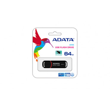 ADATA | UV150 | 64 GB | USB 3.0 | Black
