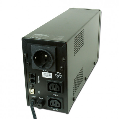 EnerGenie | UPS with USB and LCD display, Black | 850 VA | 220 V