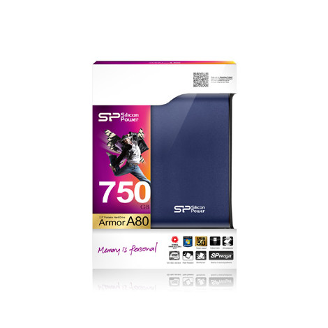 Armor A80 2TB | 2000 GB | 2.5 " | USB 3.1 | Blue