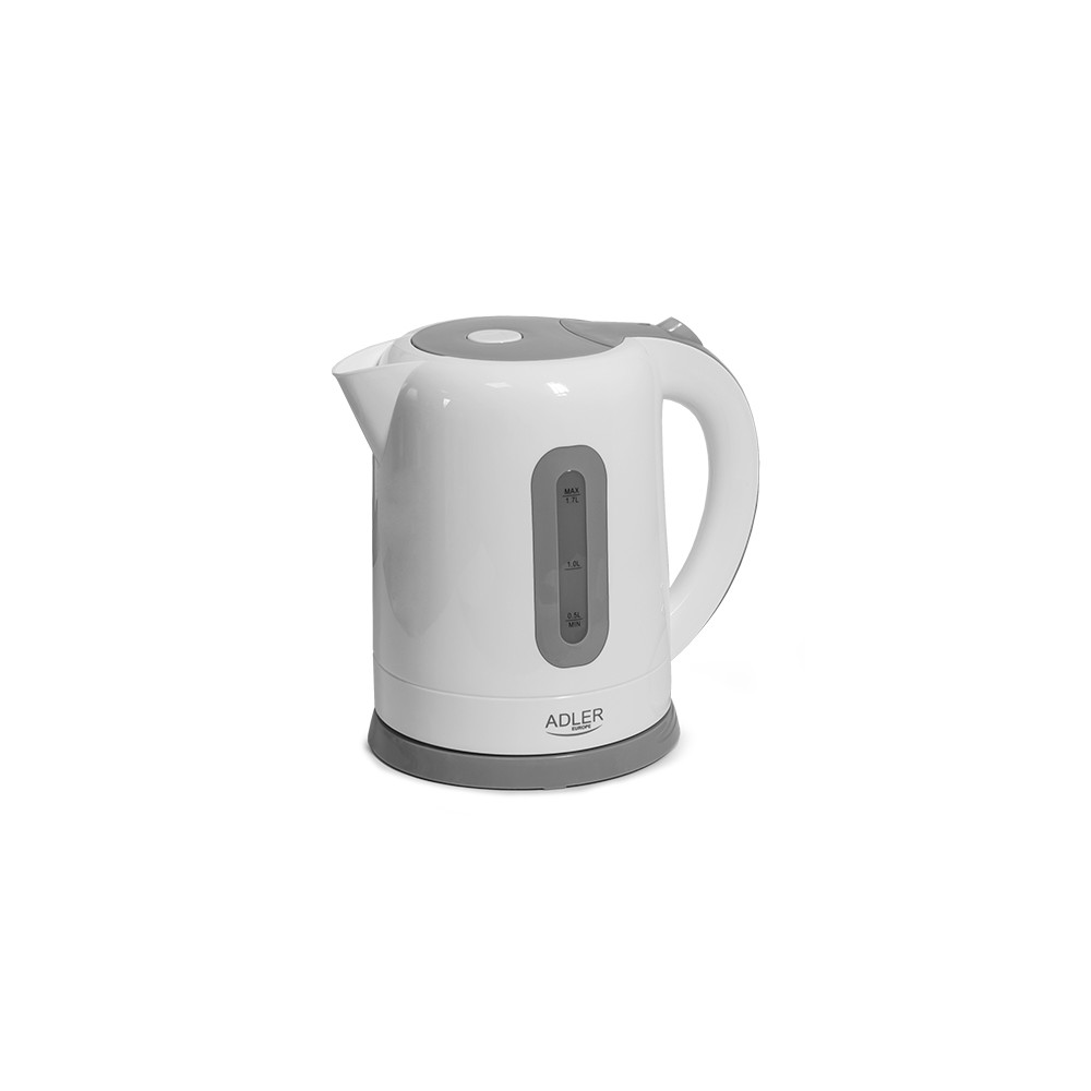 Adler | Kettles | AD 1234 | Standard kettle | 2200 W | 1.7 L | Plastic | 360 rotational base | White