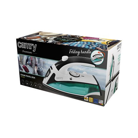 Camry | CR 5024 | Steam Travel iron | 840 W | Water tank capacity 40 ml | White/green/black